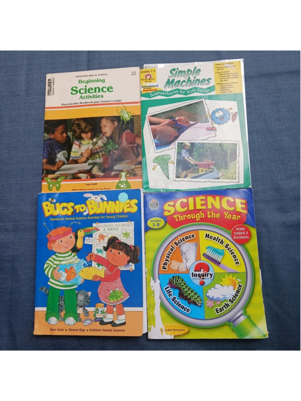 Homeschool Teacher's Aide Science Bundle 4 Books Grade 1-3 Early Education VTG